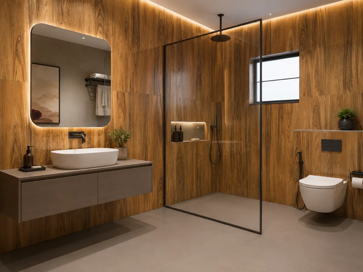Large Or Medium Tiles With Fewer Grout Lines